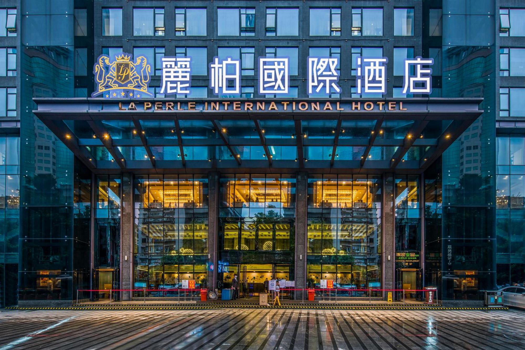 La Perle International Hotel - Free Shuttle Between Hotel And Exhibition Center During Canton Fair & Exhibitor Registration Counter Buitenkant foto