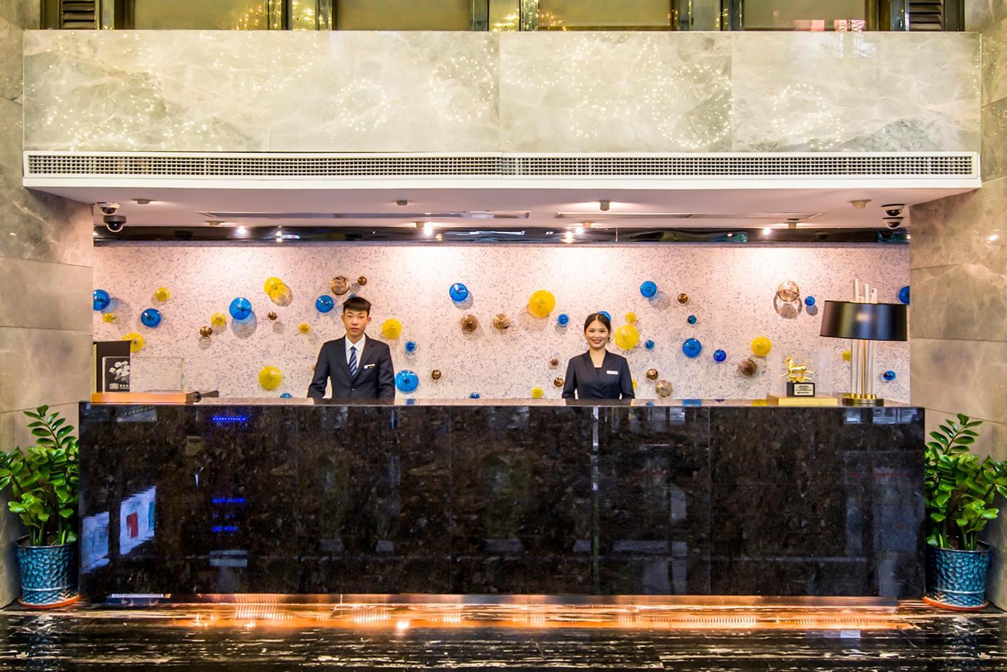 La Perle International Hotel - Free Shuttle Between Hotel And Exhibition Center During Canton Fair & Exhibitor Registration Counter Buitenkant foto