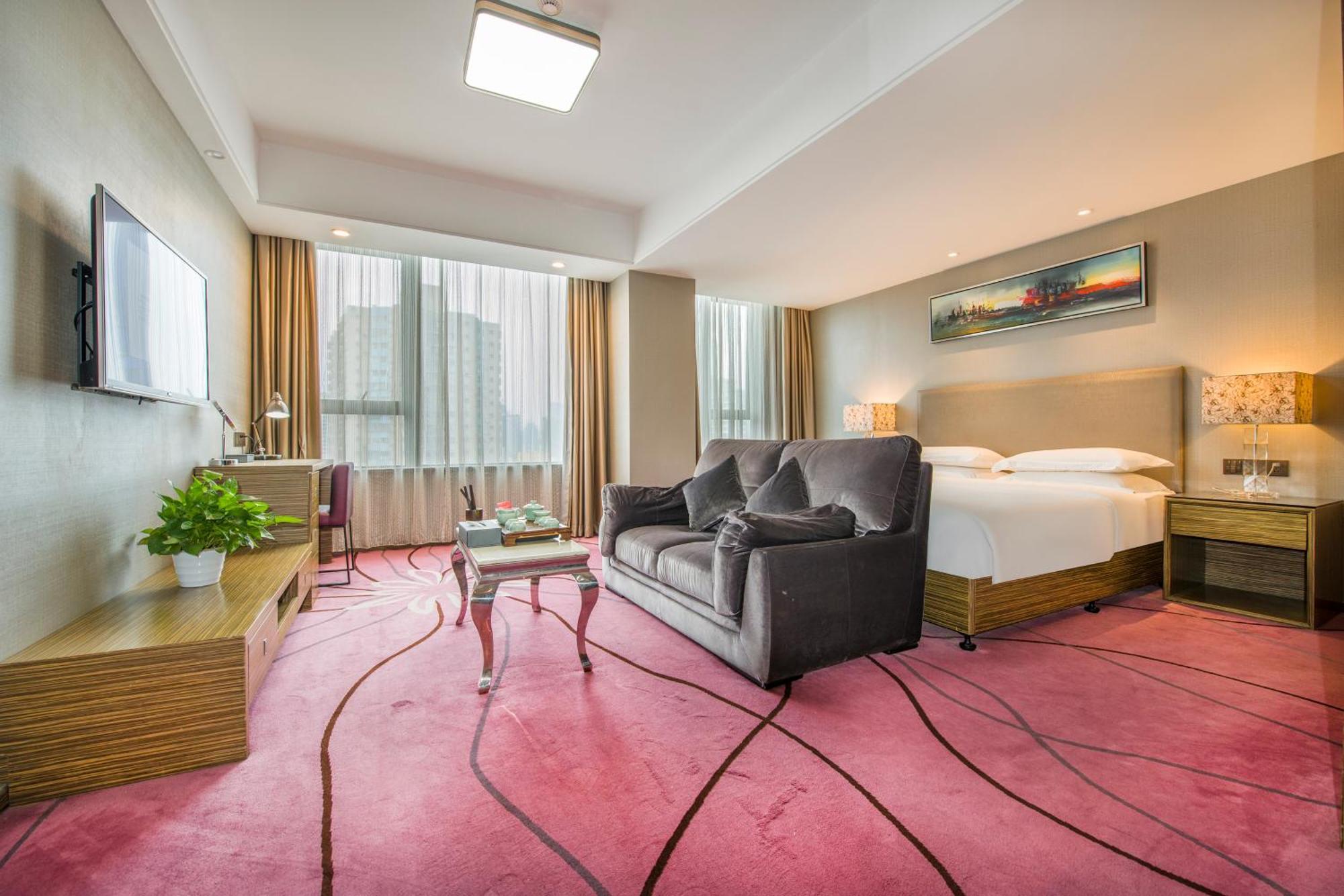 La Perle International Hotel - Free Shuttle Between Hotel And Exhibition Center During Canton Fair & Exhibitor Registration Counter Kamer foto