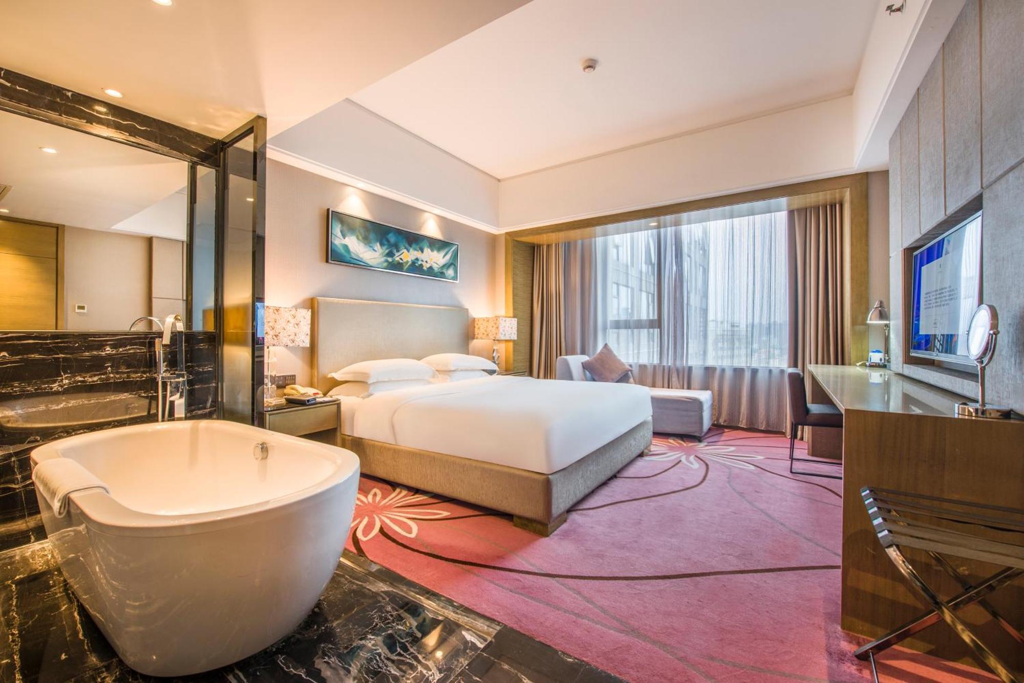 La Perle International Hotel - Free Shuttle Between Hotel And Exhibition Center During Canton Fair & Exhibitor Registration Counter Kamer foto